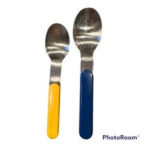 Dansk Summer House Stainless lot of 2 Pcs soup spoon teaspoon vintage Japan